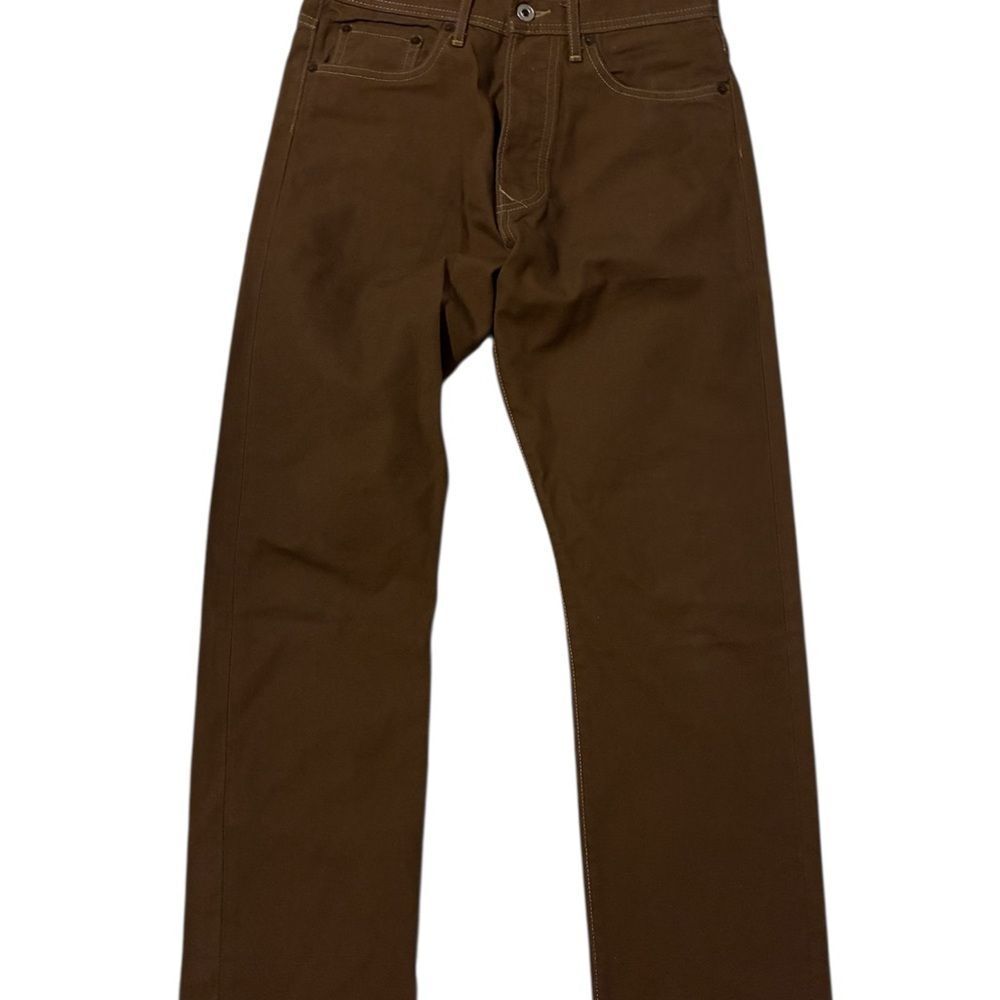 Women's Straight-Leg Jeans in Rich Brown